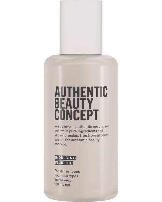 Rozpieszczający fluid olejkowy Authentic Beauty Concept Indulging, butelka 100 ml