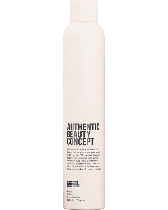 Lakier szybkoschnący Authentic Beauty Concept Working Hairspray, puszka 300 ml