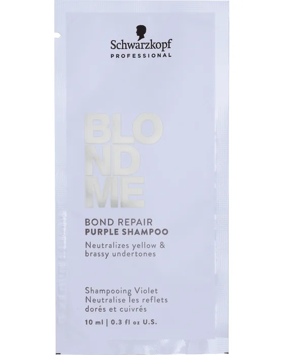 Szampon fioletowy BlondMe Bond Repair Purple, saszetka 10 ml