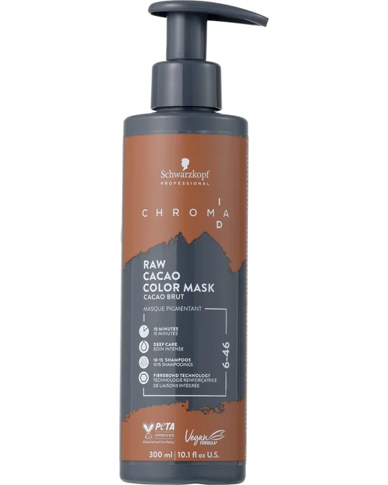 Chroma ID Raw Cacao 6-46 — maska koloryzująca, butelka 300 ml