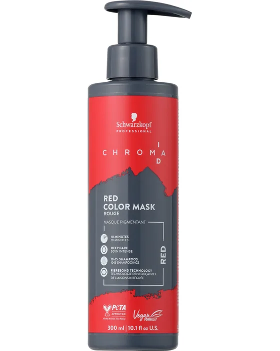 Chroma ID Red — czerwona maska koloryzująca, butelka 300 ml