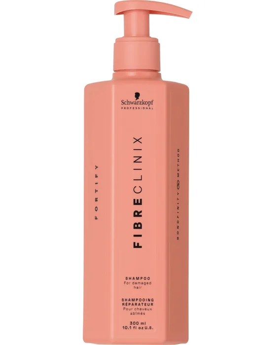 Szampon Fibre Clinix Fortify do włosów zniszczonych, butelka 300 ml