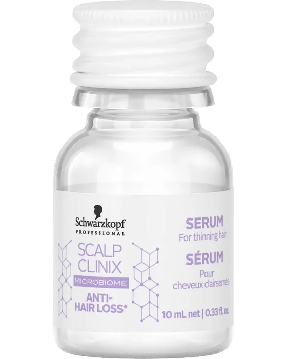 Serum Scalp Clinix Anti-Hair Loss do włosów przerzedzonych — pojedyncza ampułka 10 ml z opakowania siedmiu sztuk